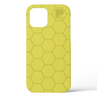 Chic Gold Bee Monogram Case-Mate iPhone Case