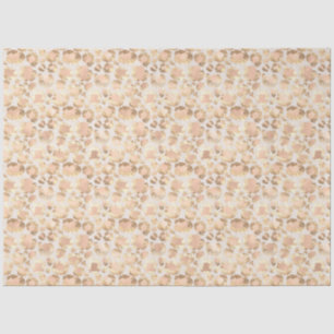 Chic Gold Blush Pink Leopard Print Tissue Paper
