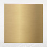 Chic Gold Ceramic Tile<br><div class="desc">Gold colored tile</div>