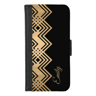 Chic Gold Chevron iPhone 7/8 Wallet Case
