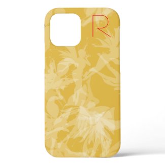 Chic Gold Fairies Monogram Case-Mate iPhone Case