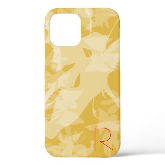 Chic Gold Fairies Monogram Case-Mate iPhone Case