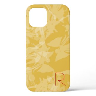 Chic Gold Fairies Monogram Case-Mate iPhone Case