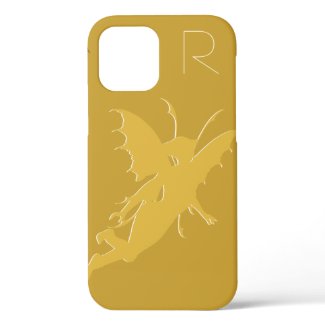 Chic Gold Fairy Monogram Case-Mate iPhone Case