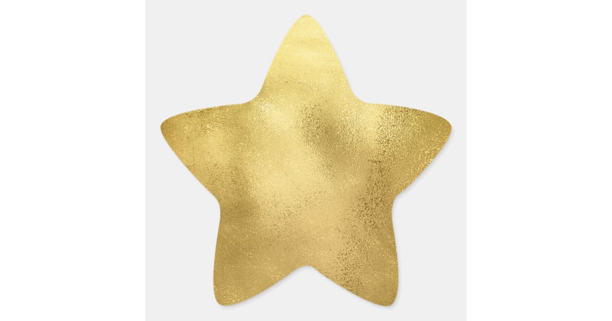 Gold Foil Star Stickers, Gold Star Stickers