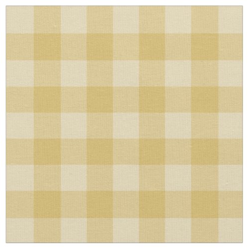 Custom Fabric 16 Chic Gold Gingham Plaid Pattern Fabric