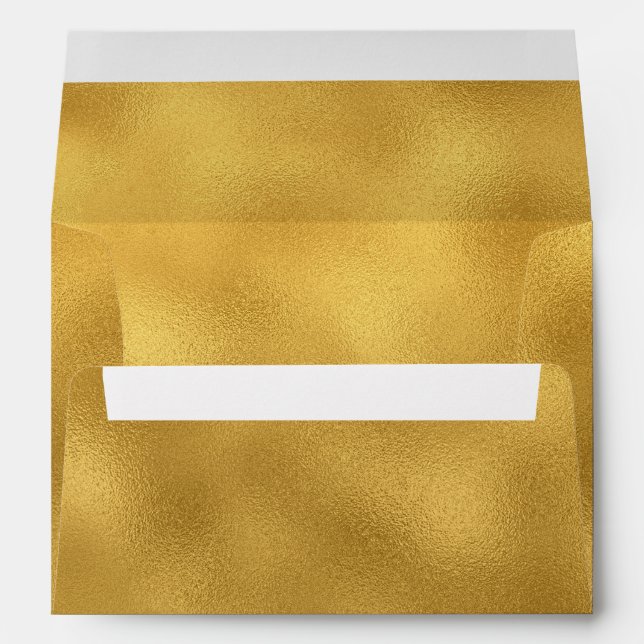 Chic Gold Glam Envelopes (Back (Bottom))