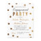 Chic Gold Glitter Confetti Engagement Party