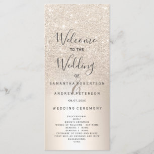 Chic gold glitter ombre metallic foil program
