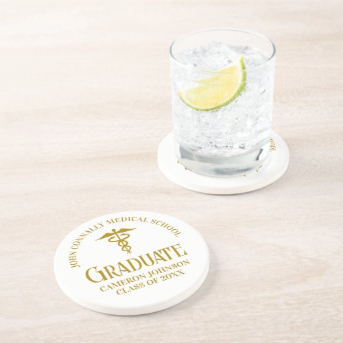 Chic Gold Medical School Graduate Keepsake