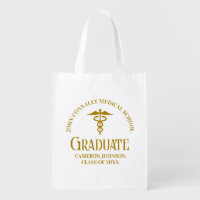 Chic Gold Medical School Graduate Keepsake