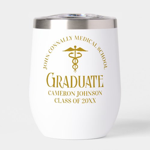 Chic Gold Medical School Graduate Keepsake