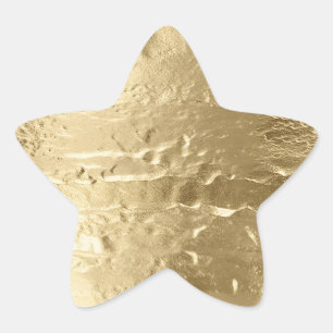 Chic Gold Star Sticker
