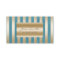 Chic Gold Stripes Teal Green Makeup Artist
