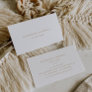 Chic Gold Typography Business Card
