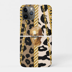 Chic Golden Wild Luxurious stylish Girly Bday iPhone 11 Pro Case