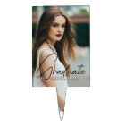 Chic Graduation Party Trendy Script Overlay Photo