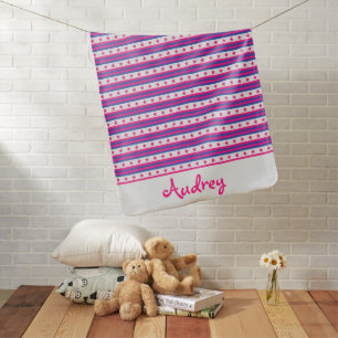 Chic Grandson Girly Baby Blanket For Girl