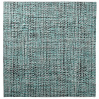 Chic Gray Seafoam Blue Green Boucle Woven Pattern