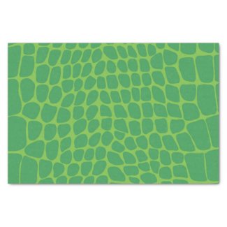 Chic Green Snakeskin
