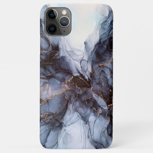 Chic grey navy blue marble      Case_Mate iPhone c iPhone 11 Pro Max Case