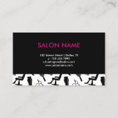 Chic Hair Stylist Business Card (Back)