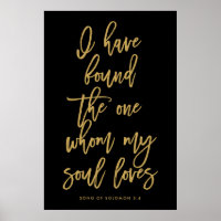 Chic Hand Lettered I have Found the One Sign