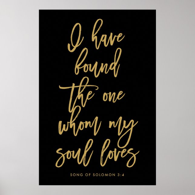 Chic Hand Lettered I have Found the One Sign (Front)