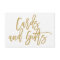 Chic Hand Lettered Wedding Cards and Gifts Sign