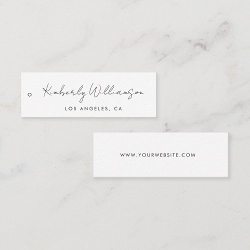Chic Handwritten Script Hang Tag