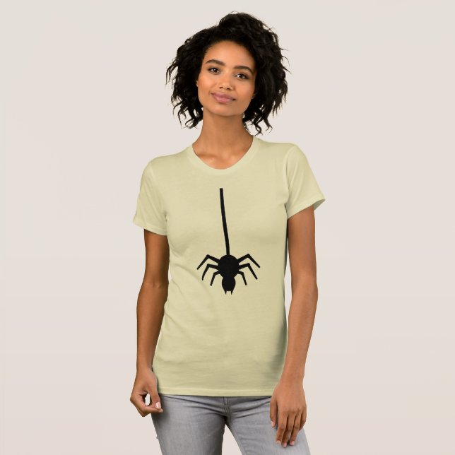 Chic Hanging Spider Women's T-Shirt - Artistic (Front Full)