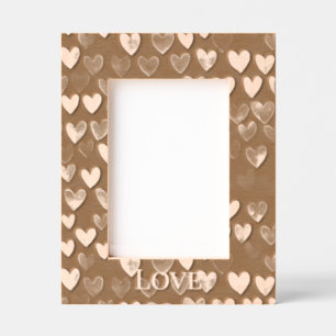 Chic Hearts & Butterflies Engraved Frames