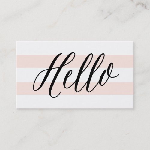 Chic Hello | Business Cards
