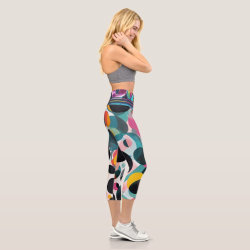 Chic High_Waisted Capris Elevate Your Style Capri Leggings