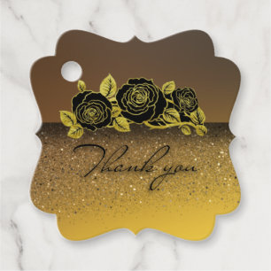 chic honey color with thanksgiving flowers favor tags