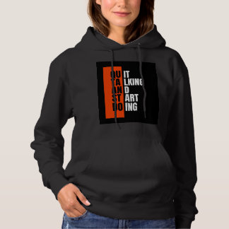 Chic hoodie, strong message hoodie