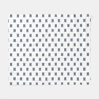 Chic Initial Monogram Personalized Blanket 