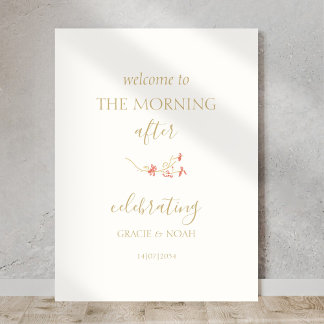 Chic Ivory | Wedding Brunch Welcome Sign
