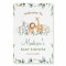 Chic Jungle Animals Greenery Baby Shower Welcome 