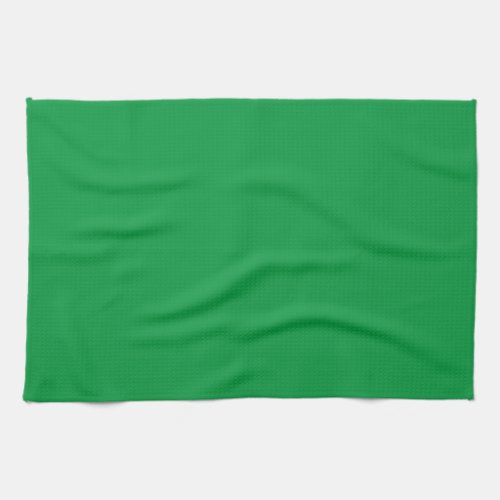 Chic Kelly Green Create Your Own Blank Custom Kitchen Towel