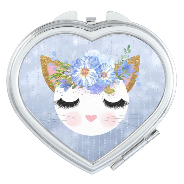 Chic Kitty Compact Mirror (Front)