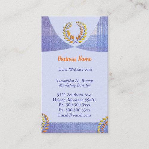 Laurel Wreath:: Personalized Business Cards