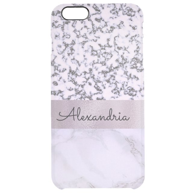 Chic Lavender Marble   Uncommon iPhone Case (Back)