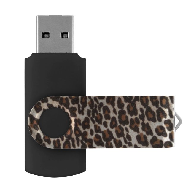 Chic Leopard Pattern USB Flash Drive (Opened)