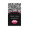Chic Leopard Print Cosmetology and Beauty Salon