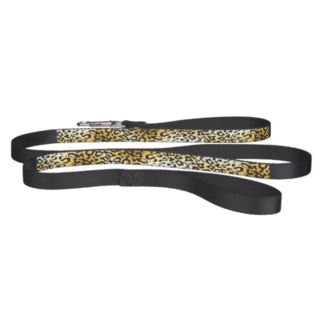 Chic Leopard Print Dog Leash (Full)