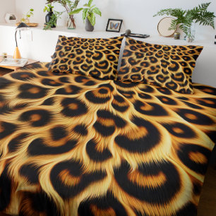 Chic leopard print duvet for cozy bedrooms cover