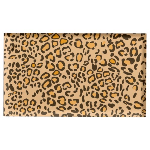 Chic Leopard Print Elegant Professional Table Card Place Card Holder