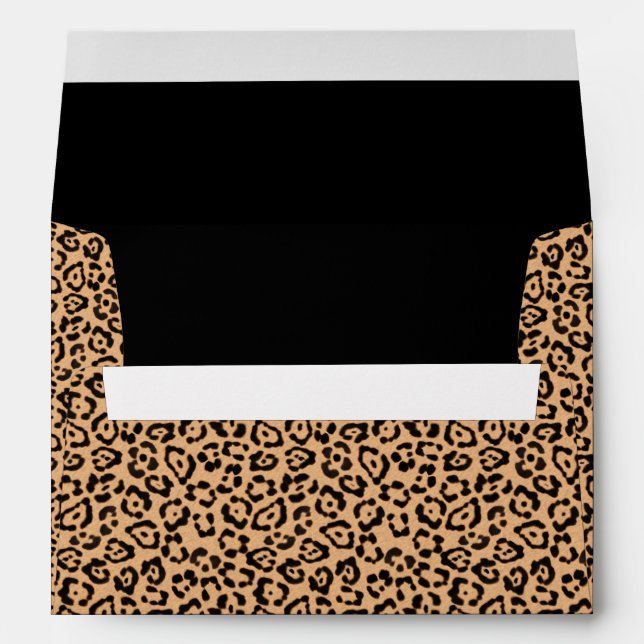 Chic Leopard Print Envelope (Back (Bottom))