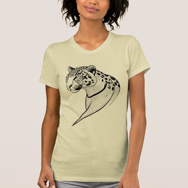 Chic Leopard Print for Women – Bold & Stylish T-Shirt (Front)